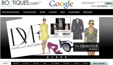 Новый сервис Boutiques от Google